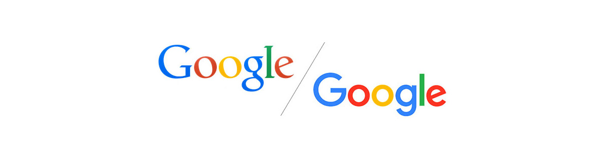 Evolução do logotipo do Google