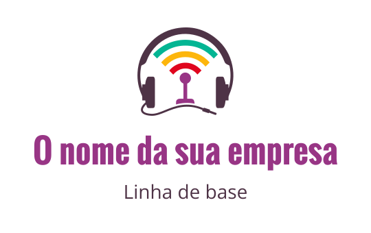 Fones de ouvido logo