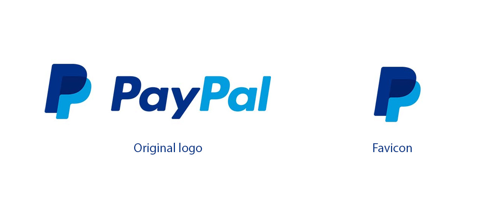 logotipo normal vs logotipo favicon