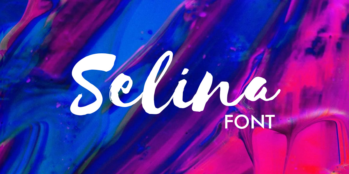 Tipo de letra Selina Logogenie