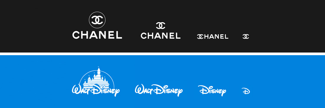 Layout diferente do logotipo