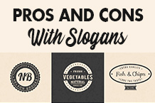Os Prós e Contras de Usar um Slogan no seu Logotipo