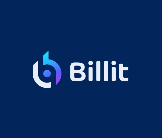 Logotipo moderno com letra B em degradê
