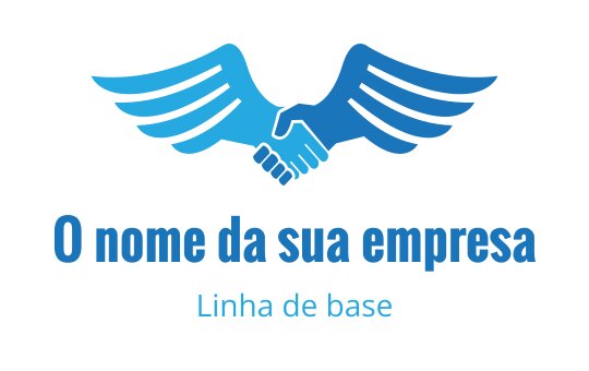 Aperto de mão logo