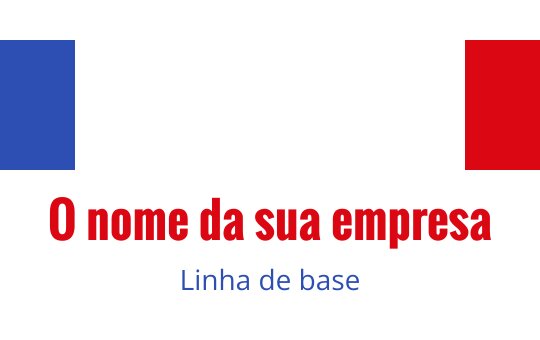 Design de logo ousado com elementos retangulares vermelhos e azuis e texto estilizado