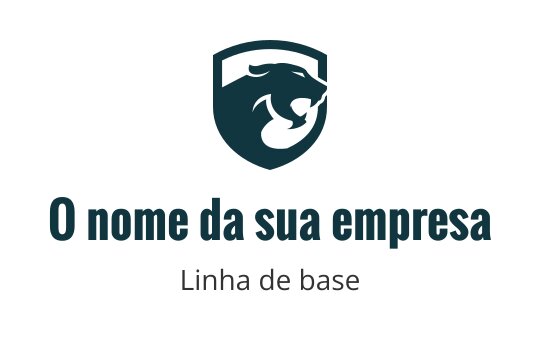 Logótipo azul-marinho com uma pantera estilizada, representando força e agilidade na indústria dos tigres.