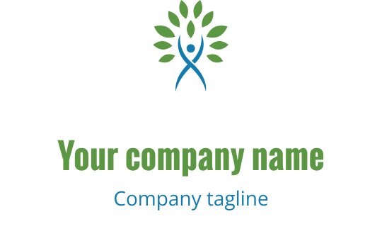 Design de logo moderno em teal e verde com formato de escudo