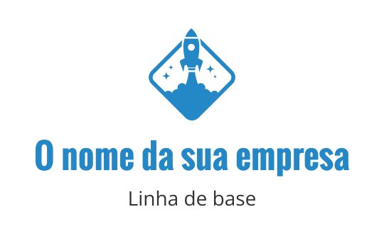Design de logo moderno de foguete dentro de uma forma de diamante com estrelas