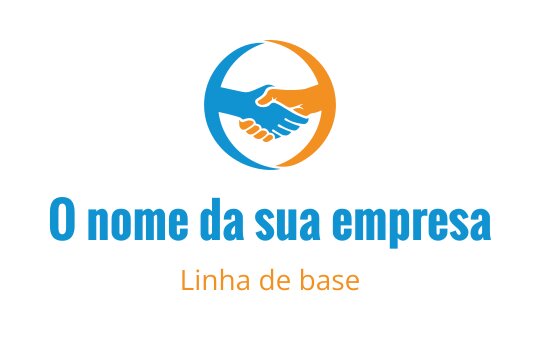 Aperto de mão logo