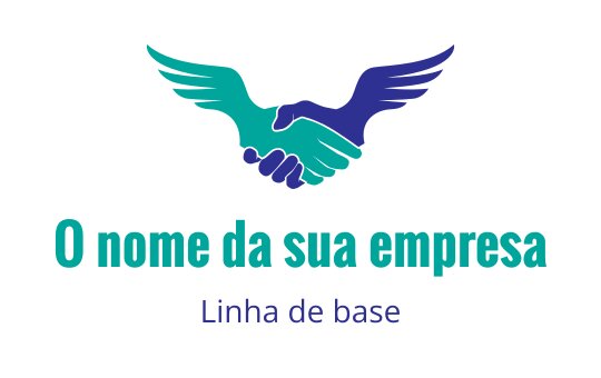 Aperto de mão logo