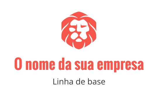 Logotipo coral com um leão estilizado, representando força e majestade na indústria dos tigres.