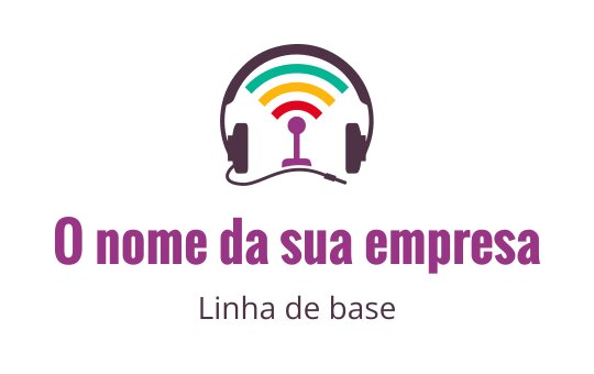 Fone de ouvido logo
