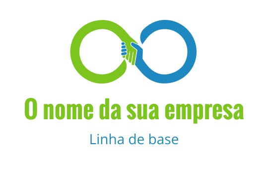 Aperto de mão logo