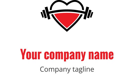 Logo em negrito com uma forma triangular vermelha acima de texto estilizado