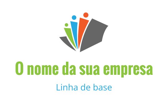 Design de logo colorido com figuras abstratas e formas dinâmicas
