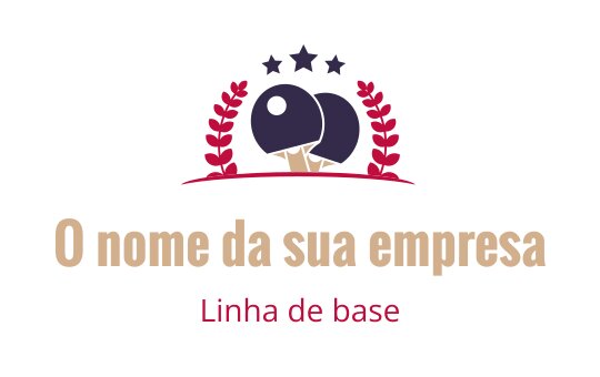 Logo divertido com duas azeitonas pretas, folhas vermelhas e estrelas
