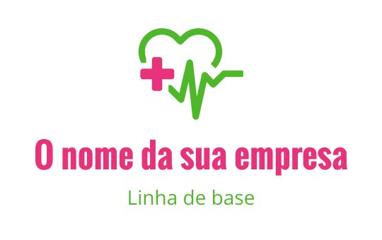 Saúde médica logo