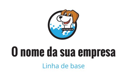 Dog-grooming logo
