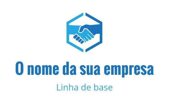 Aperto de mão logo