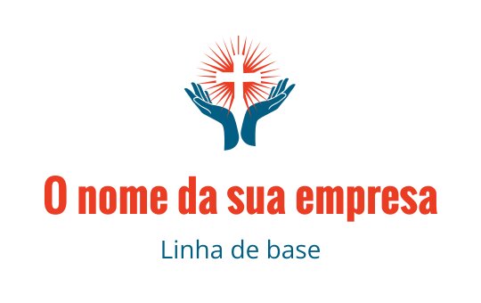 Mãos segurando um logo de cruz vermelha com linhas radiantes