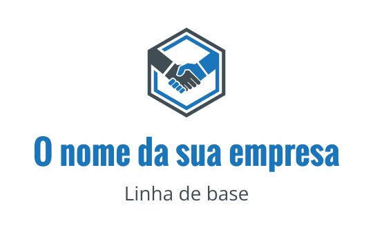 Aperto de mão logo
